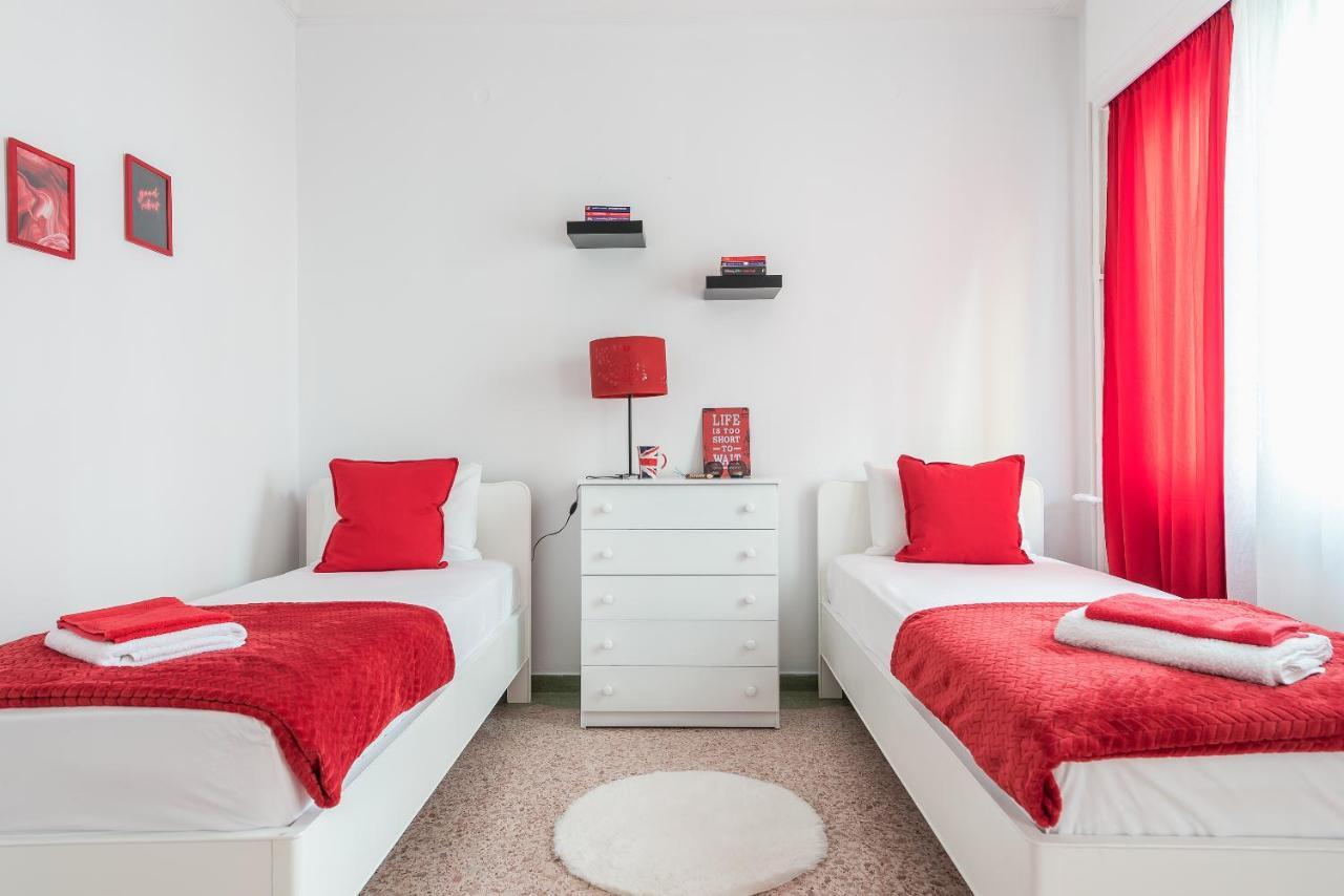 Private Rooms Athens - Shared Bathroom Bagian luar foto