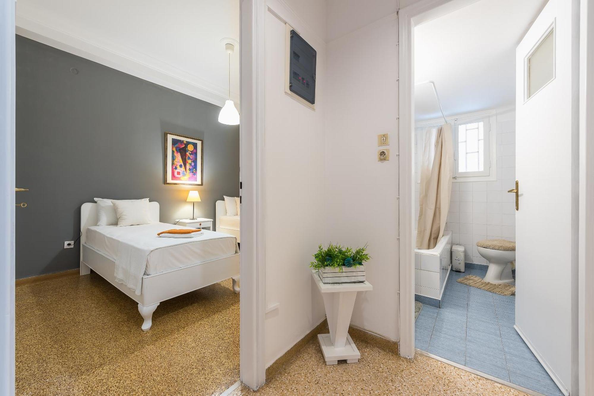 Private Rooms Athens - Shared Bathroom Ruang foto