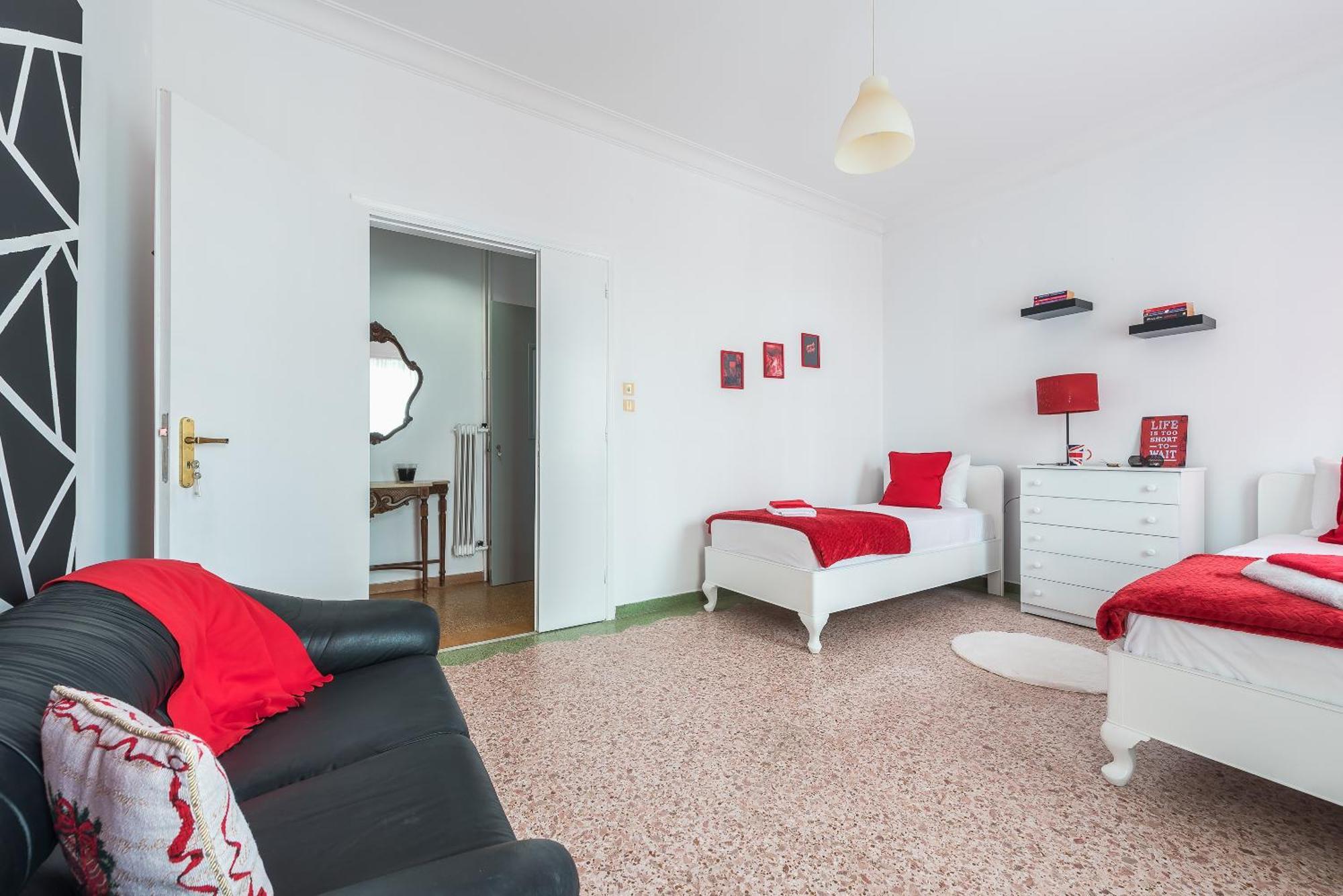Private Rooms Athens - Shared Bathroom Ruang foto